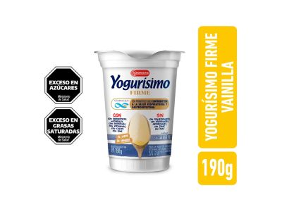 YOGHURT YOGURISIMO VAINILLA FORTIFICADO 190 GR