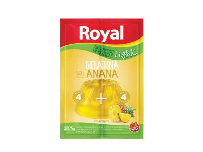 GELATINA ROYAL LIGHT ANANA 25 GR