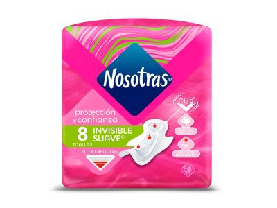 TOALLITAS FEMENINAS NOSOTRAS INVISIBLE 8 UN