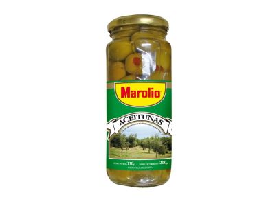 ACEITUNAS MAROLIO VERDE RELLENAS FRASCO 200 GR