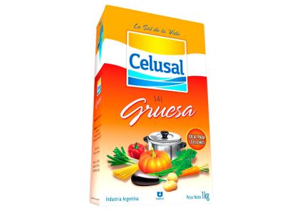 SAL CELUSAL GRUESA ESTUCHE 1 KG