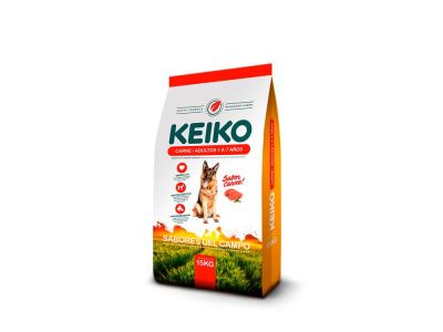 ALIMENTO PARA PERROS KEIKO SABOR CARNE 15 KG