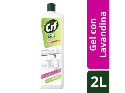 LIMPIADOR CIF GEL CON LAVANDINA 2 LT