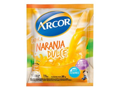 JUGO ARCOR NARANJA DULCE 15 GR