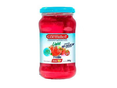 MERMELADA CORMILLOT SIN AZUCAR FRUTILLA 390 GR