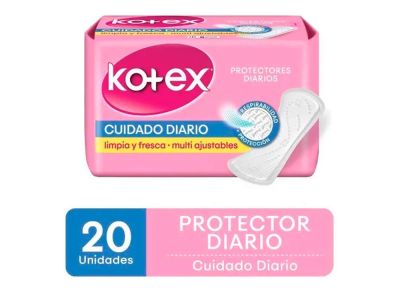 PROTECTORES FEMENINOS KOTEX CUIDADO DIARIO 20 UN