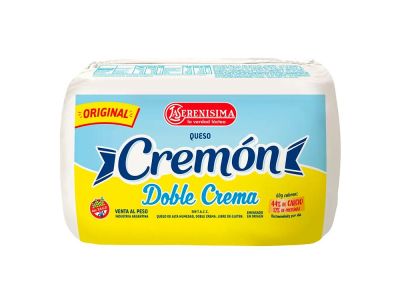 QUESO LA SERENISIMA CREMON PORCION 1 KG