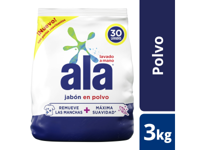 JABON EN POLVO ALA REGULAR 3 KG