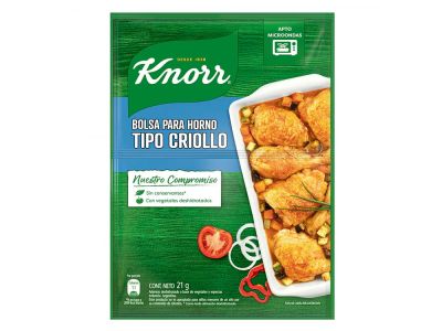 SABORIZADOR KNORR POLLO CRIOLLO 25 GR