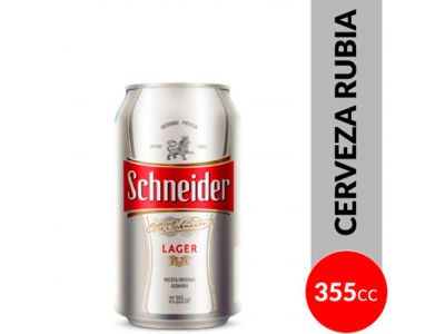 CERVEZA SCHNEIDER LATA 355 cc