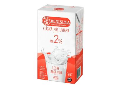 LECHE LA SERENISIMA DESCREMADA DHA SQUARE 1 LT