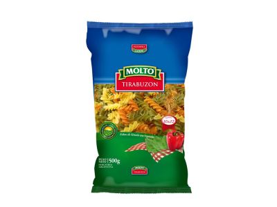 FIDEOS MOLTO TIRABUZON VEGETAL 500 GR