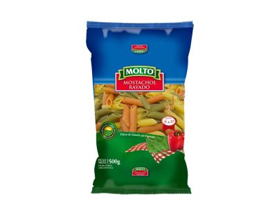 FIDEOS MOLTO MOSTACHOL RAYADO VEGETAL 500 GR