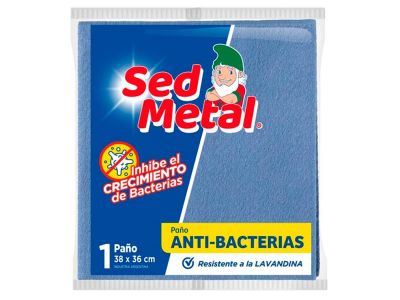 PAÑO SED METAL ANTIBACTERIAS