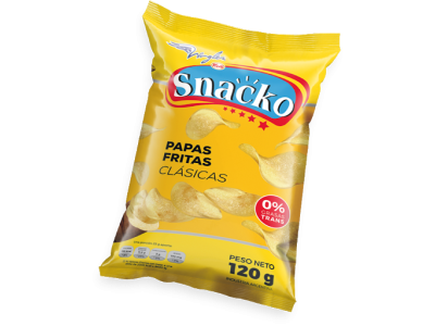 PAPAS FRITAS SNACKO CLASICA 120 GR