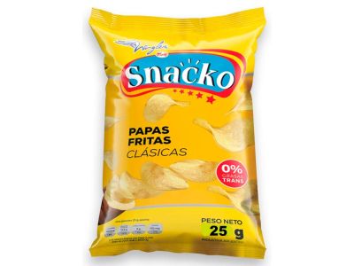 PAPAS FRITAS SNACKO CLASICA 25 GR