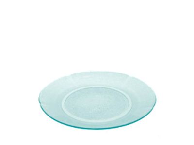 PLATO AQUA ESMERILADO PLAYO VIDRIO