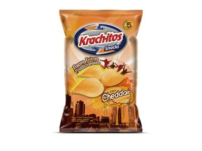 PAPAS FRITAS KRACHITOS CHEDDAR 350/330 GR