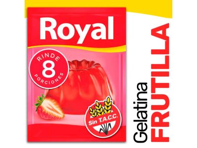 GELATINA ROYAL FRUTILLA 25 - 40 GR