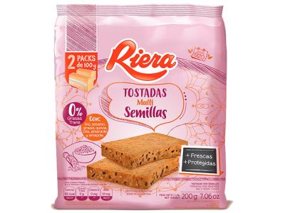 TOSTADAS RIERA 7 SEMILLAS 200 GR