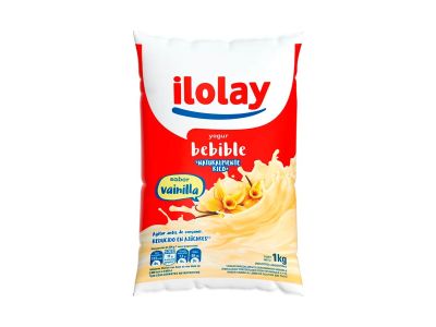 YOGHURT ILOLAY SACHET PARCIALMNTE DESCREMADO VAINILLA 900 CC