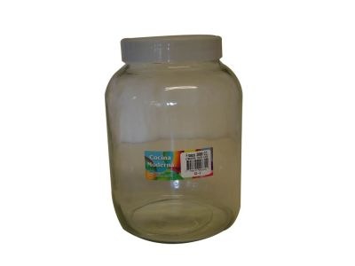 FRASCO ALLEGRA VIDRIO CON TAPA 3 LT