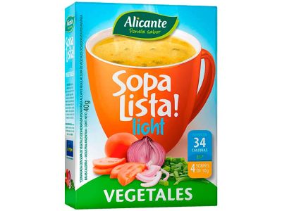 SOPA ALICANTE LISTA ZAPALLO LIGHT 40 GR