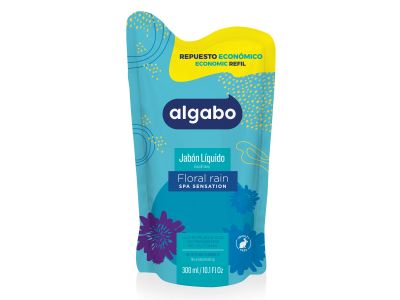 JABON LIQUIDO ALGABO FLORAL 300 ML