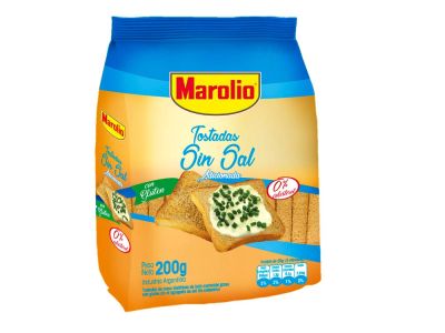 TOSTADAS MAROLIO SIN SAL 200 GR