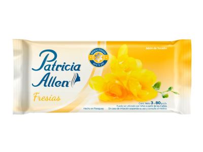 JABON DE TOCADOR PATRICIA ALLEN FRESIAS 3X80 GR