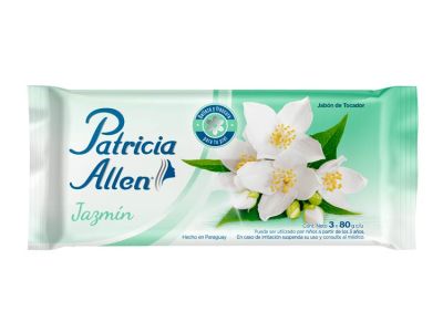 JABON DE TOCADOR PATRICIA ALLEN JAZMIN 3X80 GR