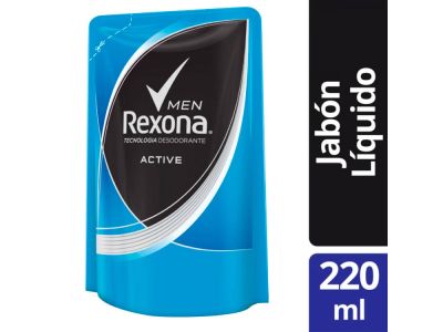 JABON LIQUIDO REXONA ACTIVE 220 ML