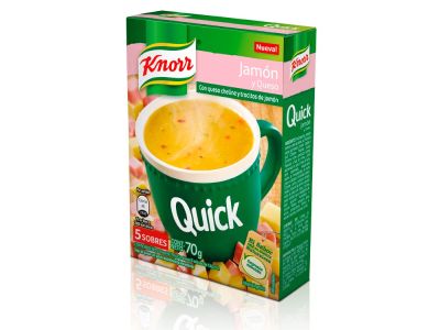 SOPA KNORR QUICK QUESO JAMON