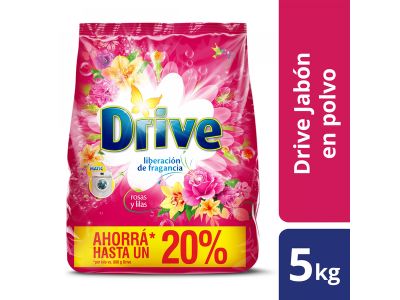 JABON EN POLVO DRIVE ROSA MAT 5 KG