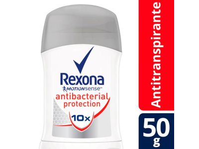 ANTITRANSPIRANTE FEMENINO REXONA BARRA ANTIBACTERIAL X 50 GR