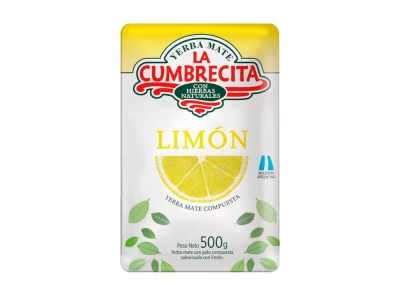 YERBA LA CUMBRECITA LIMON 500 GR