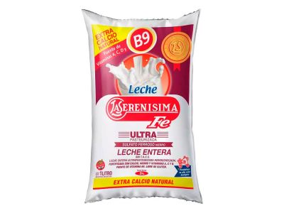 LECHE LA SERENISIMA SACHET HIERRO ENTERA 1 LT