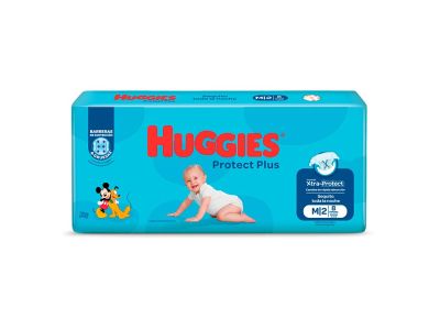 PAÑAL HUGGIES PROTECT REGULAR MEDIANO 8 UN