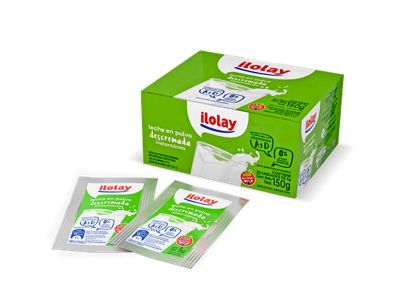 LECHE EN POLVO ILOLAY DESCREMADA 30 UN 5 GR