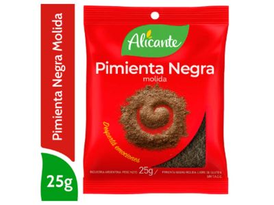 PIMIENTA ALICANTE NEGRA NATURALIDAD INTACTA 25 GR