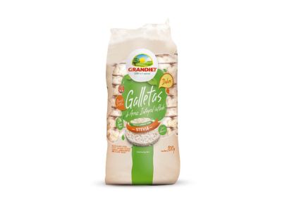 GALLETITAS GRANDIET ARROZ INTEGRAL STEVIA 100 GR