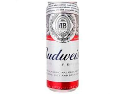 CERVEZA BUDWEISER LATA 410 CC