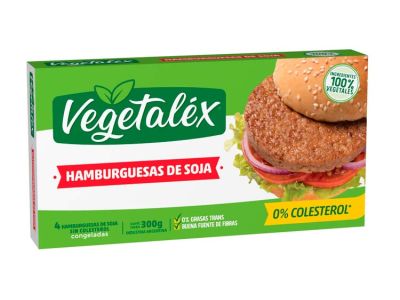 HAMBURGUESA VEGETALEX 226 GR X 2 UND