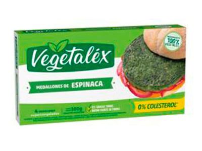 MEDALLON VEGETALEX ESPINACA 300 GR