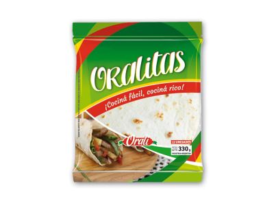 PAN ORALI TORTILLAS CHEDDAR 6 UN