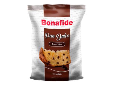 PAN DULCE BONAFIDE CHIPS CHOCOLATE 480 GR