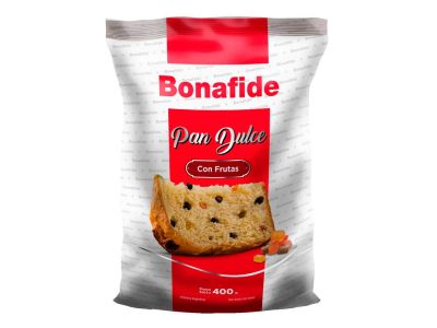 PAN DULCE BONAFIDE CON FRUTAS 480 GR