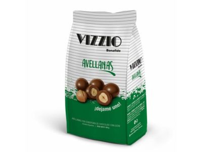 CHOCOLATE VIZZIO AVELLANAS ESTUCHE 80 gr