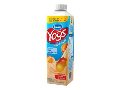 YOGHURT SANCOR YOGS BOTELLA MANGO DURAZNO 1 KG