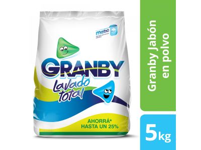 JABON EN POLVO GRANBY MATIC 5 KG